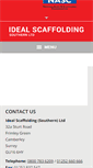 Mobile Screenshot of ideal-scaffolding.com